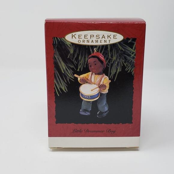 1993 Hallmark Little Drummer Boy Handcrafted Keepsake Christmas Ornament. - Picture 1 of 8
